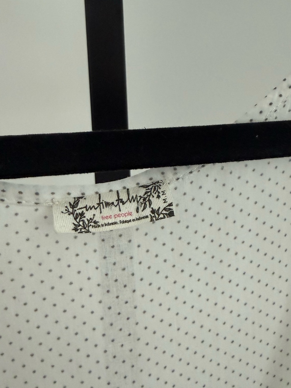 Free People White Sheer Polka Dot Camisole - Picture 5 of 6